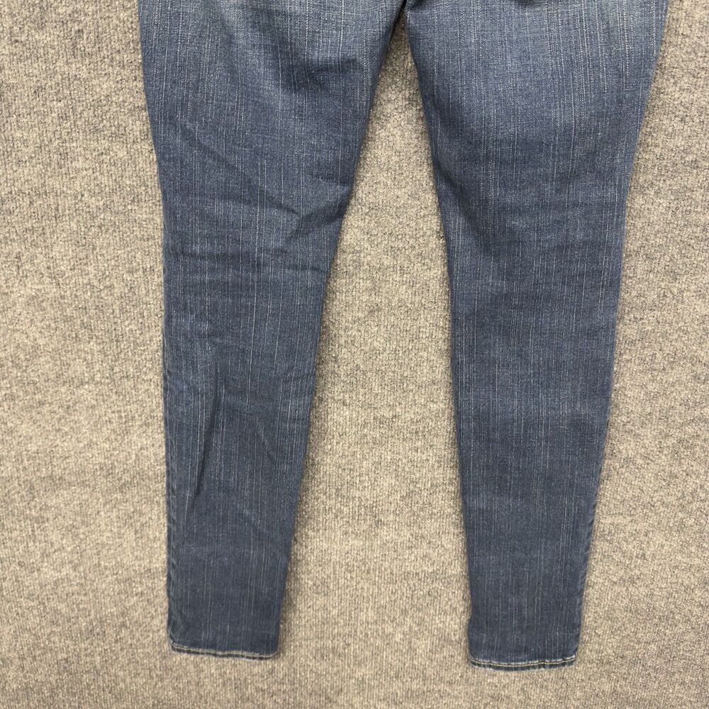 True Religion Low Rise Skinny Jeans Women’s Size 32 Flap Pocket Stitch Y2K FLAW - Picture 2 of 16